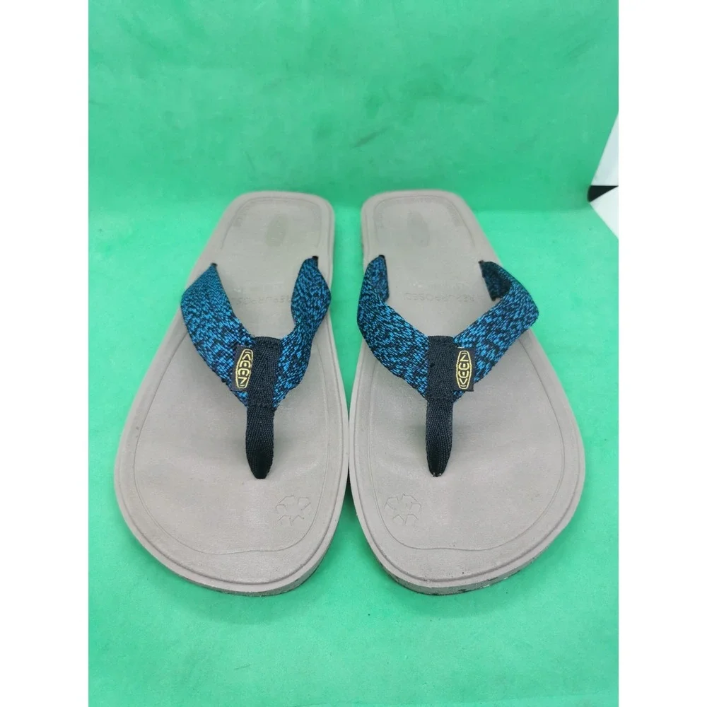 KEEN Harvest Flip Flops Men's Size 12 Sandals Repurposed Sole Slip On